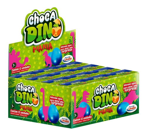 Choca Ovo Dino Ovo De Dinossauro Kit Com 12 Ovos