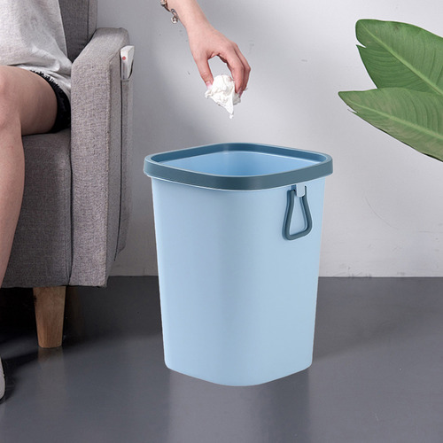 Cubo De Basura Con Parte Superior Abierta En Forma De F Squa