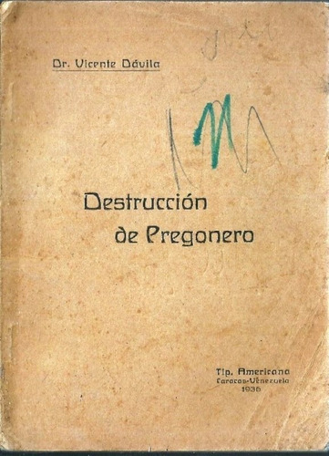 Destruccion De Pregonero Dr Vicente Davila (3d)