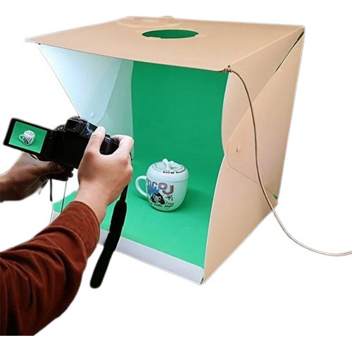 Caja De Luz Para Fotografía Estudio Fotográfico 40 X 40cm