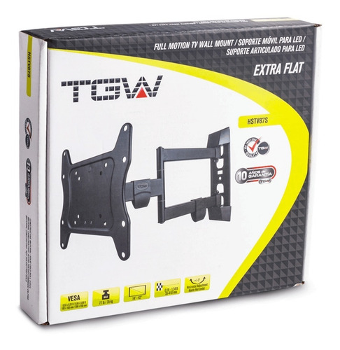 Soporte Tv Lcd/led Tagwood Movil Hasta 43 El Mas Vendido