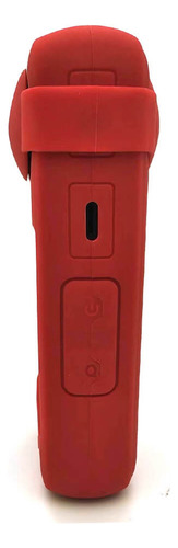 Case De Silicone Para Câmera Insta360 X4 E Protetor De Lente Cor Vermelho