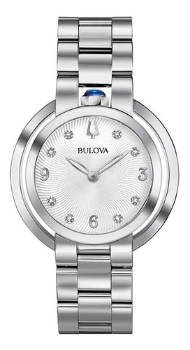 Reloj Bulova Rubaiyat 96p184 Diamantes Original Dama