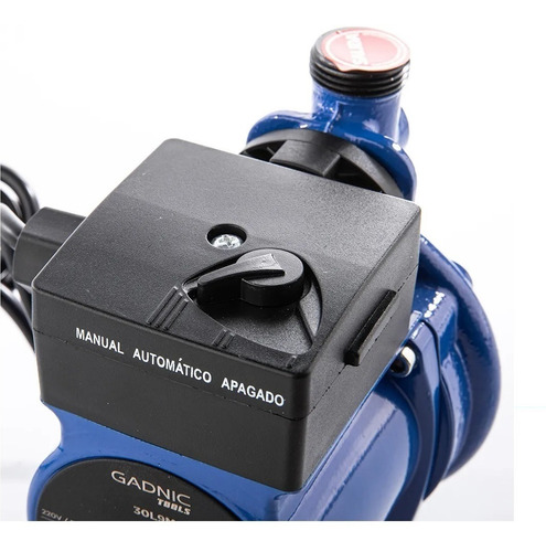 Imagen 6 de 6 de Bomba Presurizadora Gadnic 30l9m Eleva 9mts 30lt/min 100w