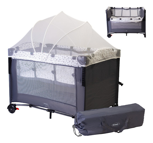 Cuna Bebe Corral Prinsel Baby Colecho 2 En 1 Mosquitero