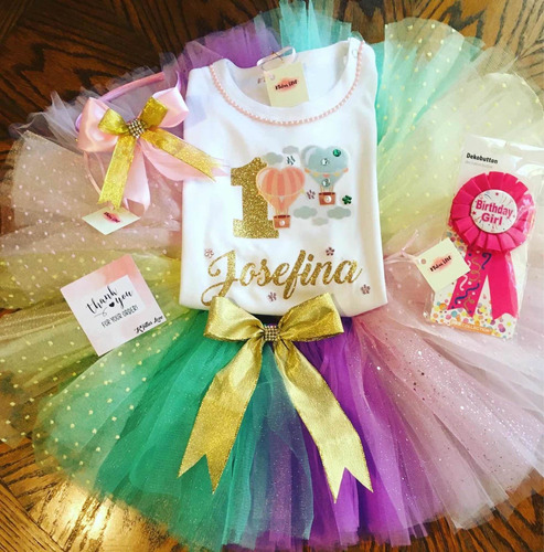 Conjunto Tutu Personalizados Globo Aerostático Ktutus