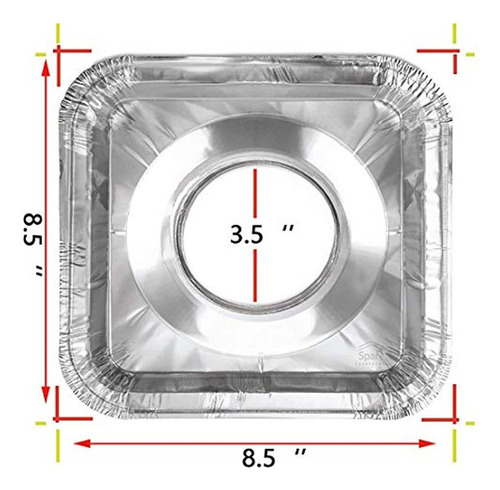 Tapa Quemador Estufa Desechable Protector Superior De Estufa