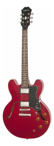 Guitarra elétrica Epiphone Original ES ES-335 de  bordo cherry níquel com diapasão de louro indiano