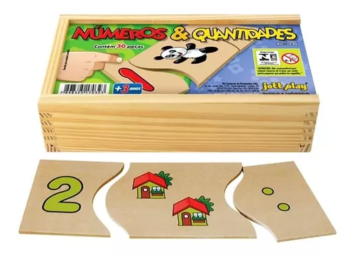 brinquedo Jogo Pedagógico Didático Encaixando as Sílabas 40 Peças Madeira  Educativo para Alfabetização Lúdica - Brinquedos Educativos Pedagógicos de  Madeira