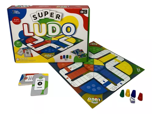 JOGO TABULEIRO SUPER LUDO 790772 PAIS E FILHOS