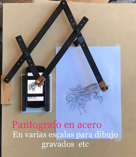 Pantografo Para Dibujo En Acero.