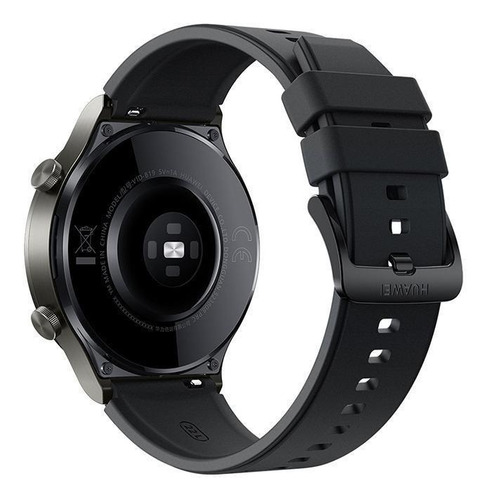 Imagen 3 de 3 de Huawei Watch GT 2 Pro Sport 1.39" caja 46.7mm de titanio night black, malla black de fluoroelastómero VID-B19
