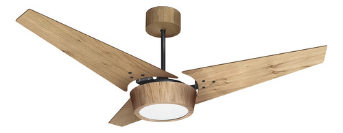 Ventilador De Teto Com Controle Remoto Taípe (110v) Ventex Estrutura Marrom-claro Pás Marrom Diâmetro 122 Frequência 60hz Material Das Pás Madeira Quantidade De Pás 3 110v