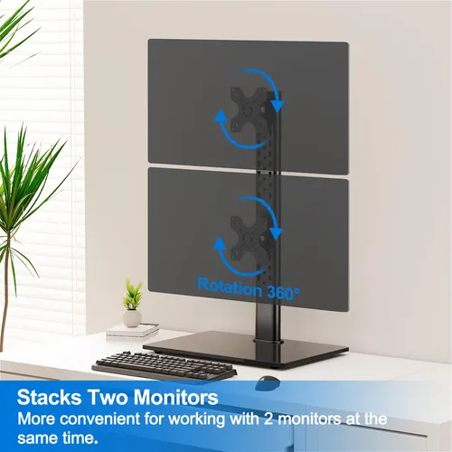 Soporte Vertical Para Monitor Doble Hasta 32 Pulgadas