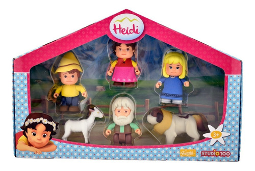 Heidi Pack De 6 Figuras 7 Cm Famosa