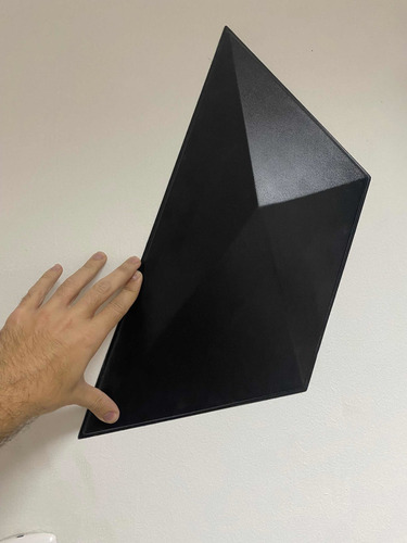 Imagen 1 de 7 de Paneles 3d Diamante Trapezoide En Pvc 50x22 Cm