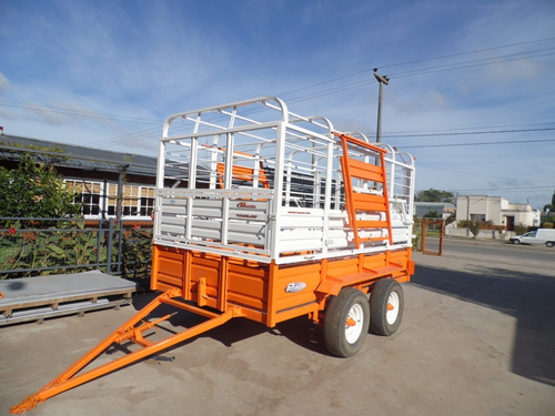 Imagen 2 de 15 de Acoplado Jaula Carro Trailer Vaquero 3 Mts 3 Tn Desmontable
