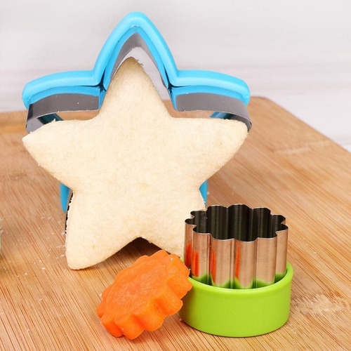 U Chef Set De 12 Moldes Y Cortadores De Sándwich Para Niños