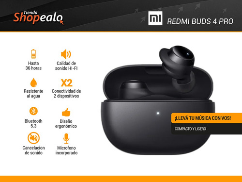 Auriculares Inalámbricos Bluetooth Xiaomi Redmi Buds 4 Pro
