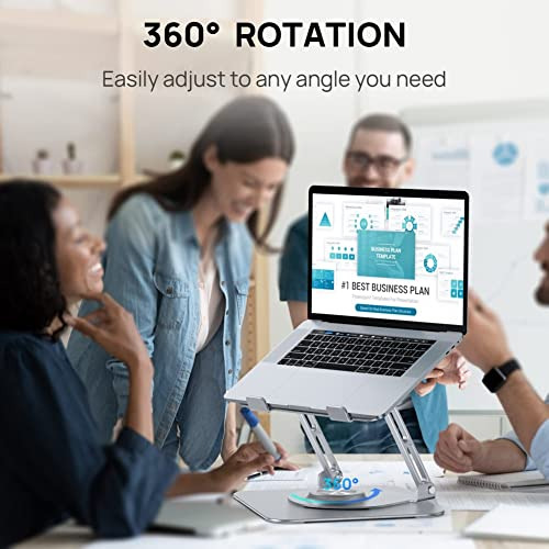 Soporte Para Laptop Para Escritorio, Soporte Ajustable Con B