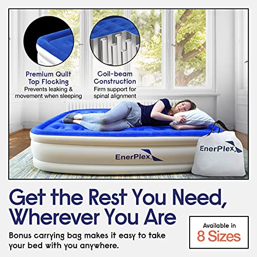 Colchón Inflable Enerplex 83231 Azul Gemelo