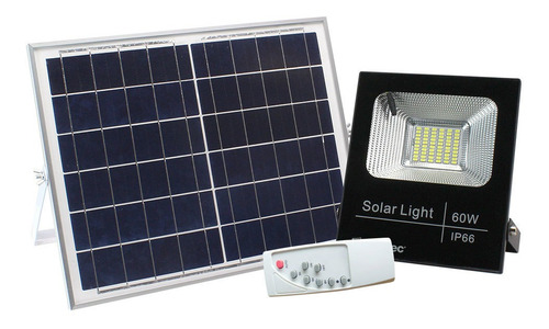 Reflector Solar Led Sanelec 60w Control Remoto Exteriores 