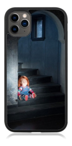 Funda Protector Para iPhone Chucky Muñeco Malo Escalera 