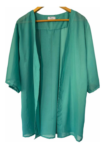 Camisola Kimono De Gasa Verde
