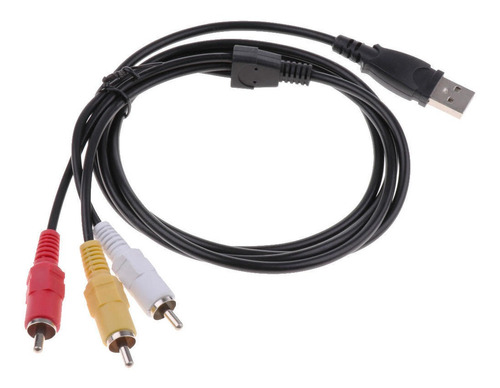 Cable De 1,5 M Usb A 3 Rca Av Jack Para Cable De Línea De