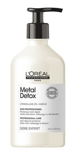 Acondicionador Loreal Serie Expert Expert Metal Detox 500 Ml