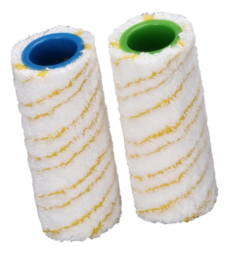 2pcs Rodillos De Microfibra Suministros De Rodillo Amarillo