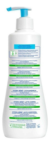 Loción Corporal Mustela Hydra Bebé Para Piel Normal 750 Ml