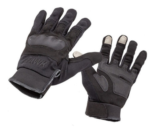 Guante Hawk Army Black Full Finger Protecciones