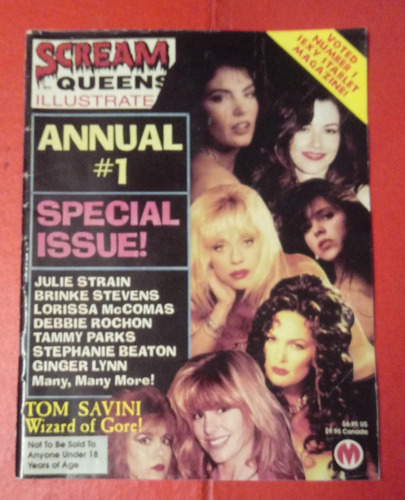 Scream Queens Illustrated 1998 Erotica Magazine Revista