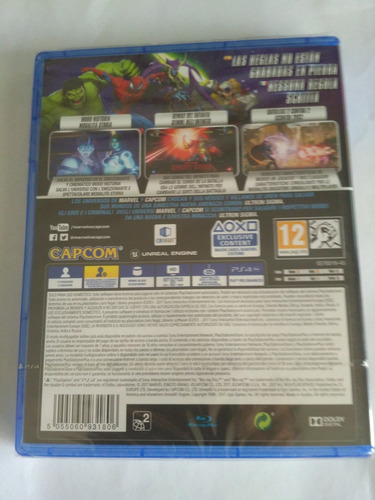 Marvel Vs Capcom Infinite Ps4 Nuevo Sellado