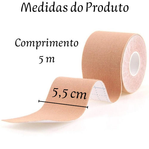 Protetor De Calcanhar Joanete Fita Anti-bolha Multifunção Cor Bege