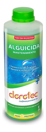 Alguicida Mantenimiento Piscinas Piletas Clorotec 1l Pintumm