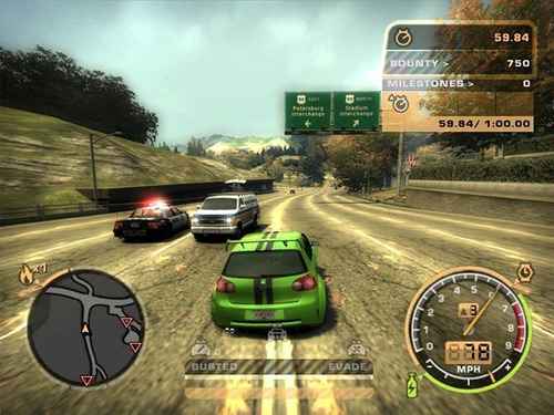 Parche desbloqueado de Need For Speed Most Wanted para PS2