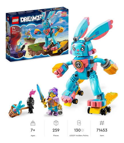 Lego 71453 Dreamzzz El Conejo Izzie & Bunchu 259 Pzs