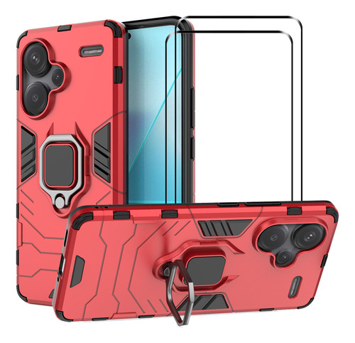 Carcasa + 2 Micas Para Xiaomi Redmi Note 13 Pro+