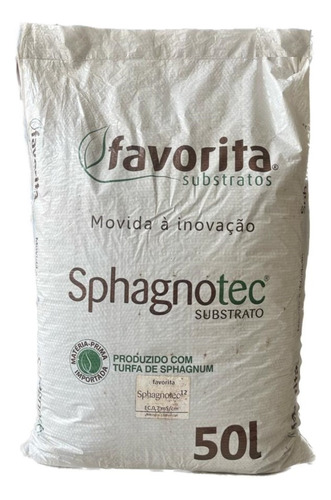 Substrato Sphagnotec Turfa De Sphagnum Para Cactos 50 Litros