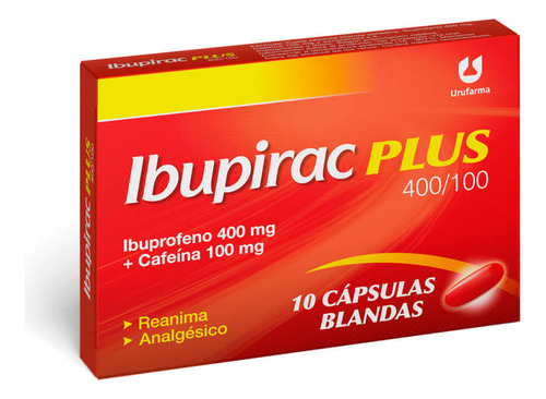 Ibupirac Plus 400/100 X 10 Capsulas Blandas