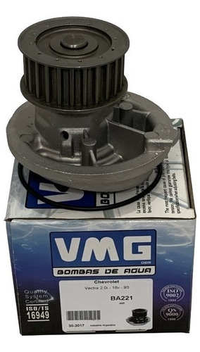 Bomba De Agua Vmg Chevrolet Vectra 2.0 - 2.2- 2.4  16v