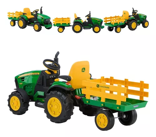 Veículo Elétrico Infantil - Trator John Deere - Ground Force - Peg