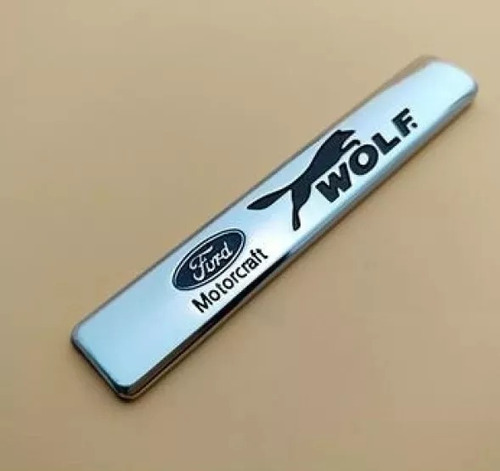 Emblema Metálico Ford Racing Adherible