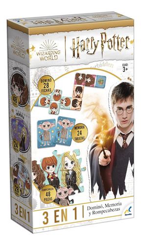 Novelty Wizarding World Juegos Clásicos 3en1 Harry Potter