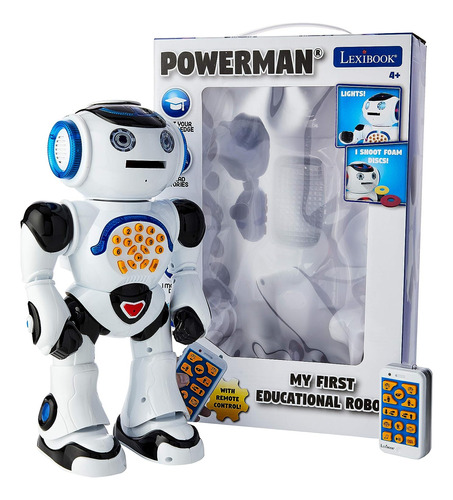 Lexibook Rob50en Powerman - Robot De Juguete Con Control