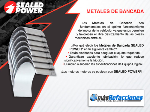 Metales Bancada 0.25 Gmc K35/k3500 Pp 68 Al 74 Sp