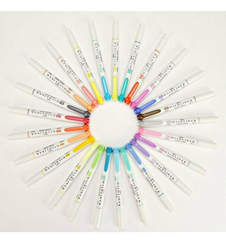 Zebra Pen Mildliner Double Ended Highlighter Set, Broad And