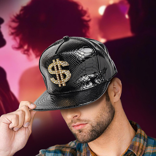 / Sombrero De Béisbol Con Signo De Dólar Sombrero For Rapero